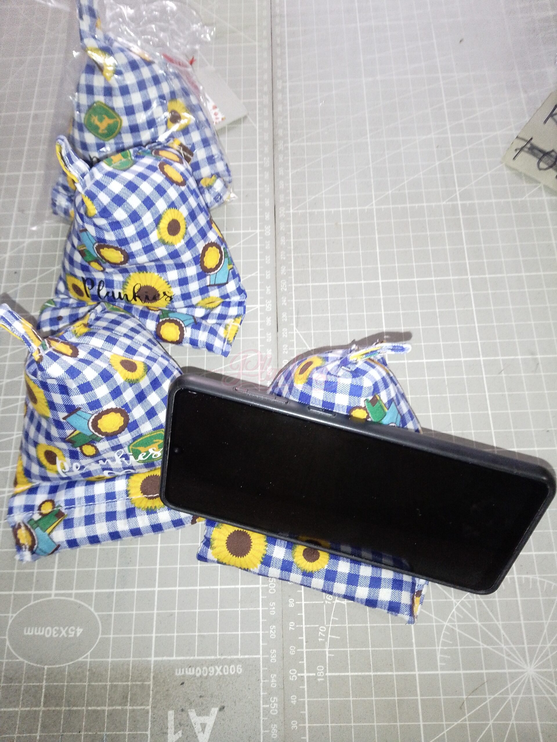 Cellphone Cushion - Tractors & sunflowers