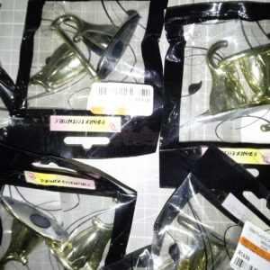 16 mm Curtain Rod Poly Bracket – Single Gold