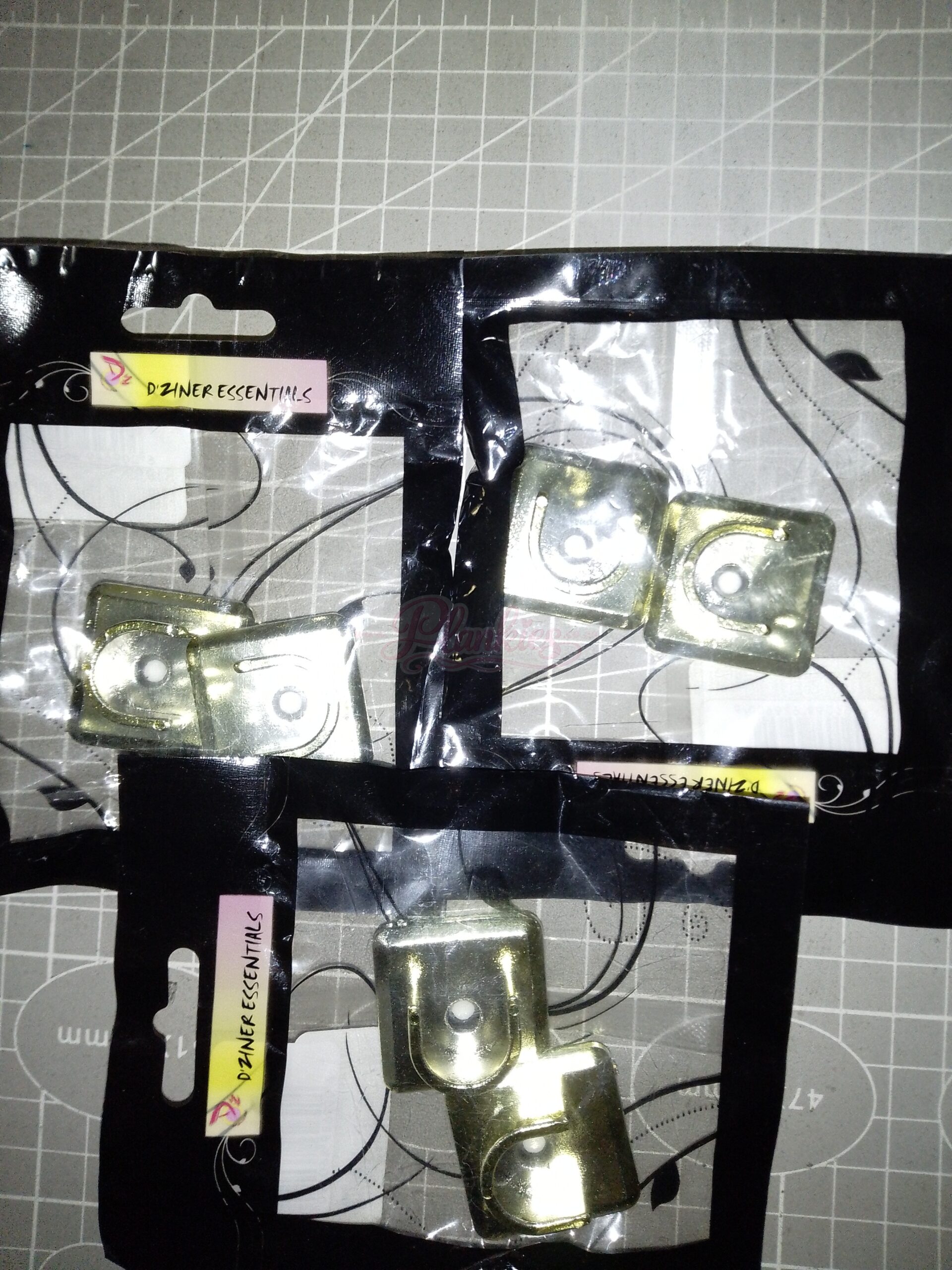 16mm U-Inside Bracket - Gold
