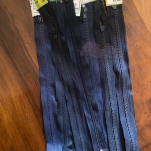 35cm Navy Blue Open End zips (Bundle of 10)