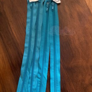 35cm Light Turquoise Open End zips (Bundle of 4)