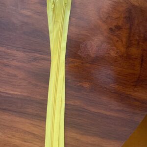 40cm Yellow open-end zip (Bundle of 2)