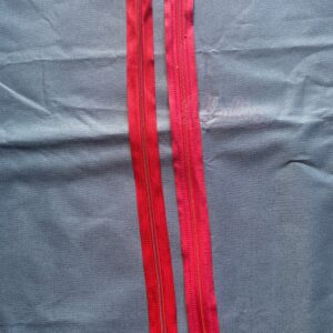 45cm Red open-end zip (Bundle of 2)