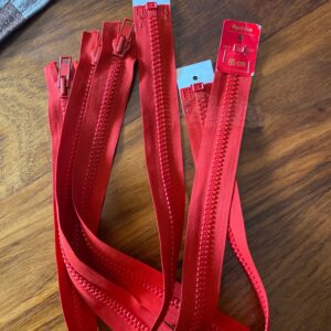 65cm Dark red open-end (Bundle of 3)